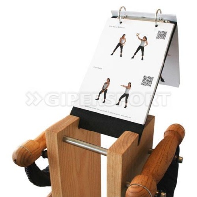 Набор гантелей с подставкой NOHrD Swing Turm орех 26 кг