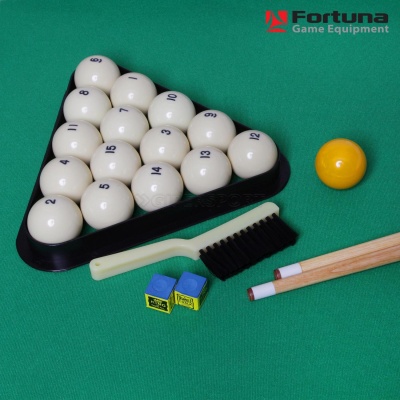БИЛЬЯРДНЫЙ СТОЛ FORTUNA HOBBY BF-530R РУССКАЯ ПИРАМИДА 5ФТ С КОМПЛЕКТОМ АКСЕССУАРОВ