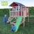 Игровой дом Exit Toys с горкой 550 красный