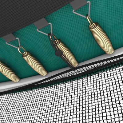 Батут UNIXline SUPREME GAME 8 ft (green)