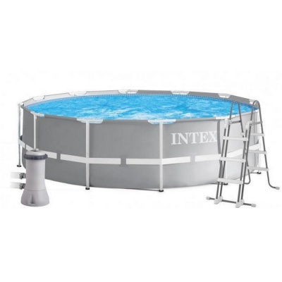 Каркасный бассейн Intex Prism Frame 366х99см (фильтр-насос 2006 л/ч+лестница)