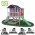 Игровой дом с горкой Exit Toys 550 крaсный