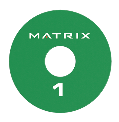 Диск обрезиненный тренировочный 0,5 кг. (черный) Matrix MAC-0.5CDISC-TRAIN