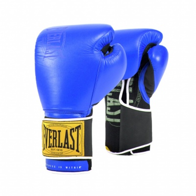 Перчатки тренировочные Everlast 1910 Classic 16oz син