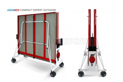 Теннисный стол START LINE Compact Expert Outdoor зеленый (с сеткой)