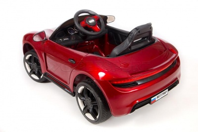 Электромобиль Barty Porsche Sport М777МР красный