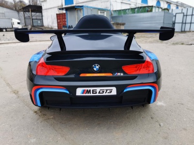 Электромобиль BMW М6 GT 3 черный