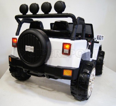 Электромобиль RiverToys JEEP M777MM 4*4 White