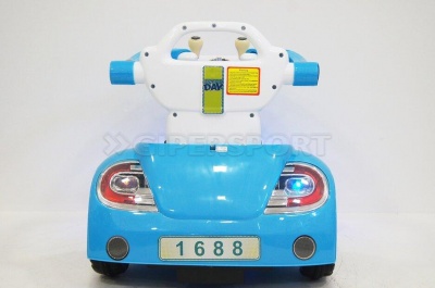 Электромобиль-ходунки RiverToys 1688 голубой