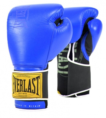 Перчатки тренировочные Everlast 1910 Classic 12oz син