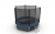 Батут с внешней сеткой и лестницей EVO JUMP External 8ft (Blue) + нижняя сеть