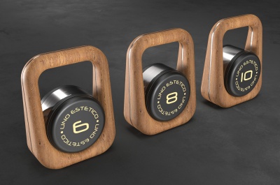 Гиря 6 кг. с кожаной накладкой UNO BRIO Pilates Plus UN-1706 | sportres.ru