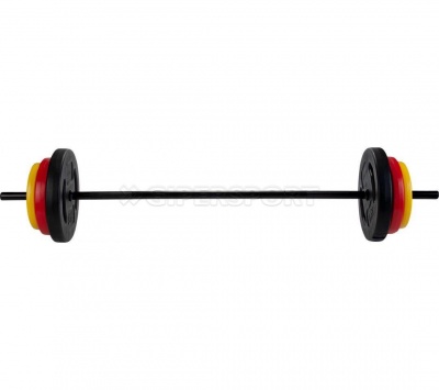 Штанга для аэробики Боди памп PURE2IMPROVE CEMENT BARBELL SET 20KG