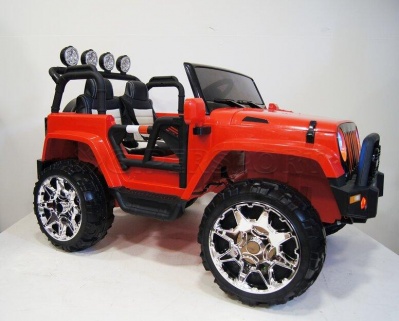 Электромобиль RiverToys JEEP M777MM 4*4 Red