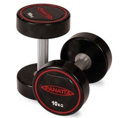 Набор уретановых гантелей 15 - 37,5 кг (10 пар) Panatta 1RDS4 | sportres.ru