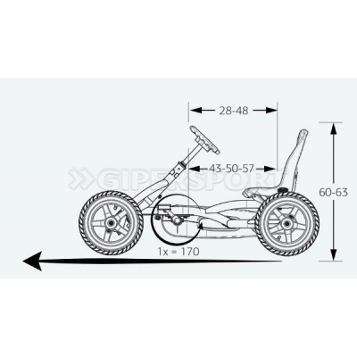 Веломобиль Berg Buddy Lua K
