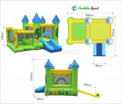 Надувной батут Perfetto Sport La mia foresta PS-503