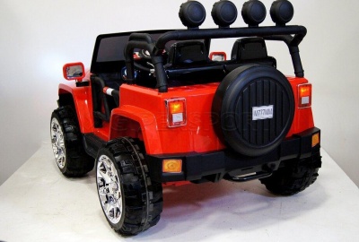 Электромобиль RiverToys JEEP M777MM 4*4 Red