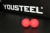 Мячик массажный Yousteel ДВОЙНОЙ, красный
