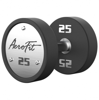 Набор полиуретановых гантелей , 2,5-25 кг, 10 пар AeroFit AFPUDB2.5-25