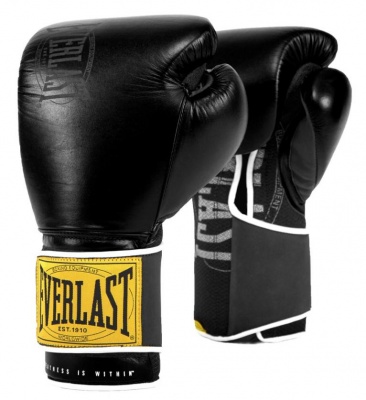 Перчатки тренировочные Everlast 1910 Classic 12oz черн