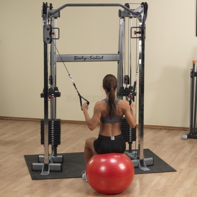 Кроссовер угловой с двумя весовыми стеками Body Solid по 72,5 кг