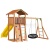 Уютный столик со скамейками и тентом Rainbow Play Sistems (Cozy Picnic Table RYB)