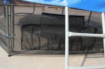 Батут Optifit Like Blue 8ft с сине-желтой крышей