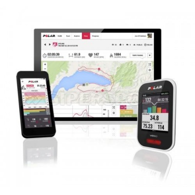 Велокомпьютер POLAR V650 с датчиком H6