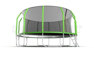 Батут Optifit Like Blue 12ft с синей крышей
