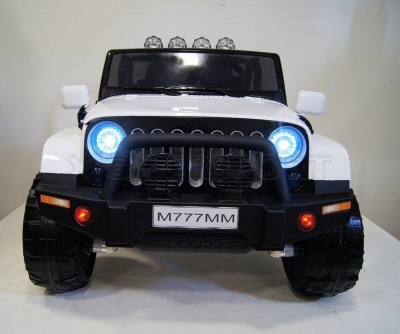Электромобиль RiverToys JEEP M777MM 4*4 White