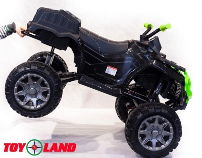 Электроквадроцикл ToyLand 0909 Grizzly Next 4x4 черно-зеленый