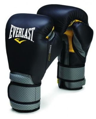 Перчатки тренировочные Everlast Ergo Foam 12oz черн/сер
