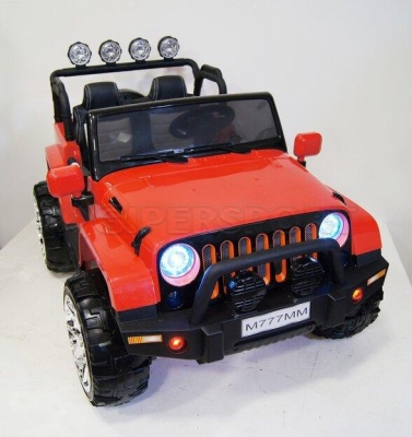 Электромобиль RiverToys JEEP M777MM 4*4 Red