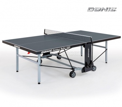 Всепогодный теннисный стол Donic Outdoor Roller 1000 серый