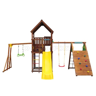 Jungle Palace + climb + Рукоход с гимнастическими кольцами