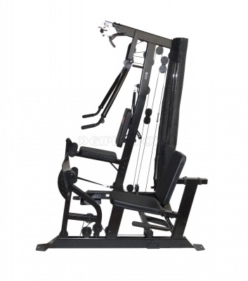 Тяга сверху. Вертикальный блок DHZ Pulldown Стек 109 кг E-4035A