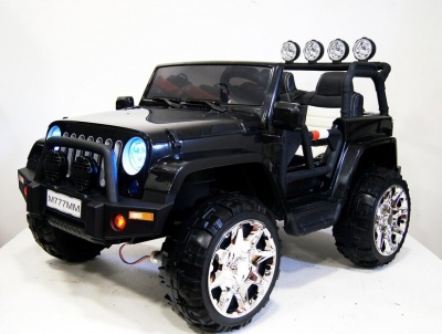 Электромобиль RiverToys JEEP M777MM 4*4 Black
