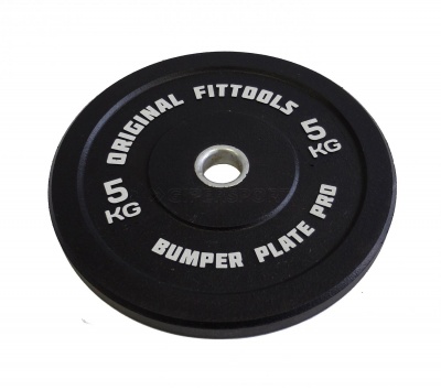 Диск бамперный OriginalFitTools 5 кг (черный)