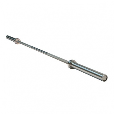 Гриф олимпийский прямой BodySolid 86 до 679 кг хромированный (класс-SILVER) OB86PBS