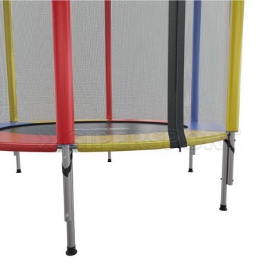 Детский батут с внешней сеткой EVO JUMP 4,5ft Color (140 см)