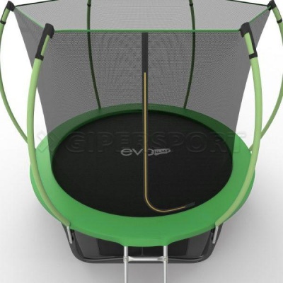 Батут с внутренней сеткой и лестницей EVO JUMP Internal 8ft (Green) + нижняя сеть