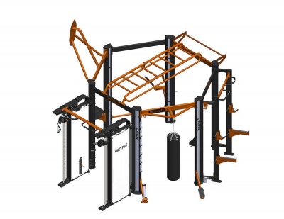 Профессиональный комплекс для групповых, функциональных, кросфит и workout тренировок Inotec Р6 TOP | sportres.ru