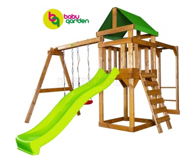 Детская игровая площадка Babygarden Play 4 зеленый