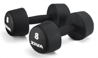Гантель аэробная уретановая Ziva, 1 кг | sportres.ru