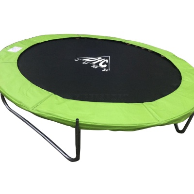 Батут DFC JUMP 8 ft складной, с сеткой apple green
