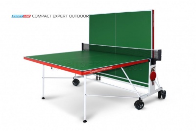 Теннисный стол START LINE Compact Expert Outdoor зеленый (с сеткой)