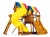 Детская площадка Rainbow Play Sistems Саншайн Клубхаус Спиральная горка Лайт Тент