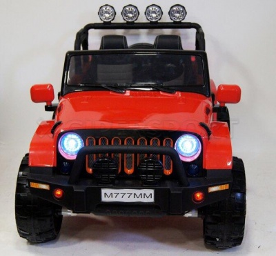 Электромобиль RiverToys JEEP M777MM 4*4 Red