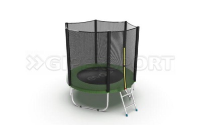 Батут SportElite 3,05м MZ-10FT-M с защитной сеткой внутрь и лестницей